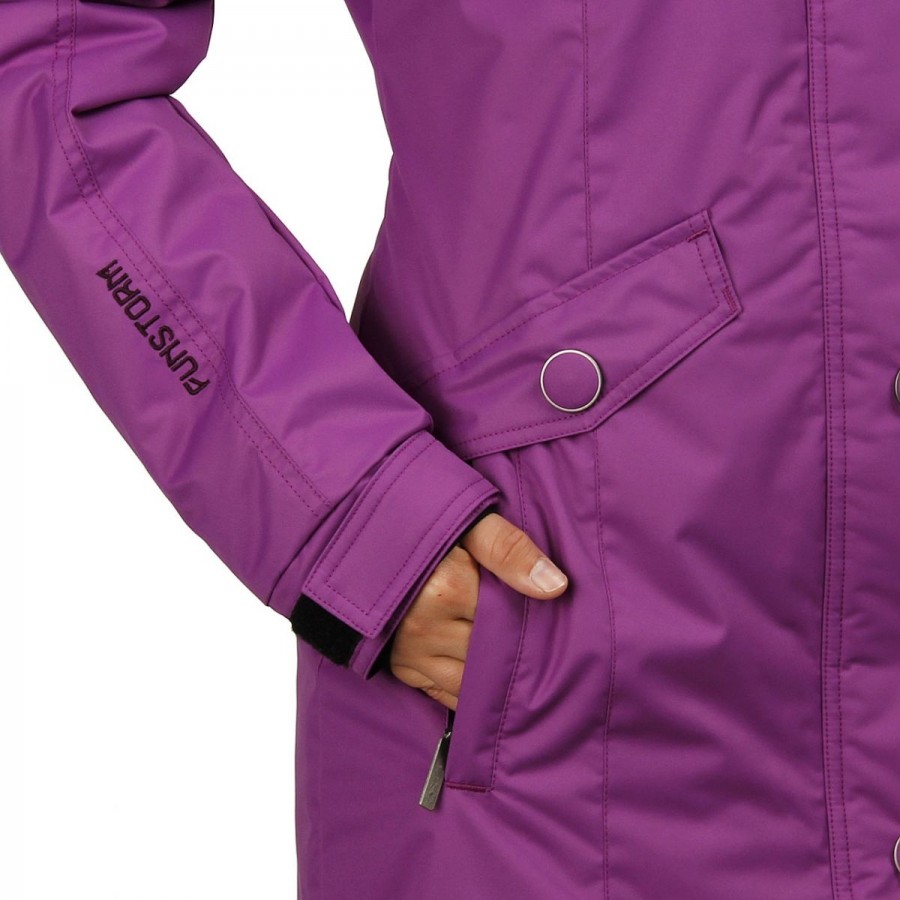 Woman Winter Coat alley 54508-36 fuchsia